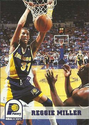 #87 Reggie Miller - Indiana Pacers - 1993-94 Hoops Basketball