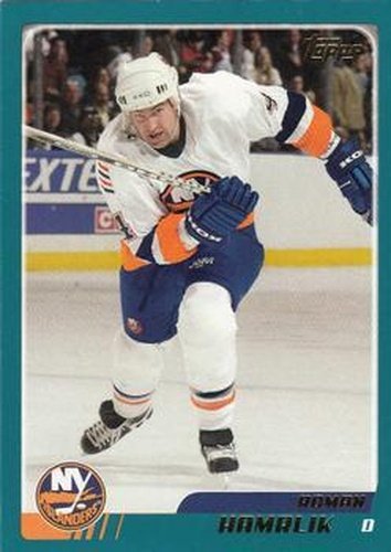 #87 Roman Hamrlik - New York Islanders - 2003-04 Topps Hockey