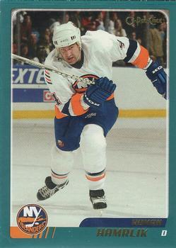 #87 Roman Hamrlik - New York Islanders - 2003-04 O-Pee-Chee Hockey