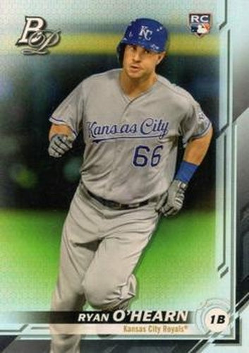 #87 Ryan O'Hearn - Kansas City Royals - 2019 Bowman Platinum Baseball