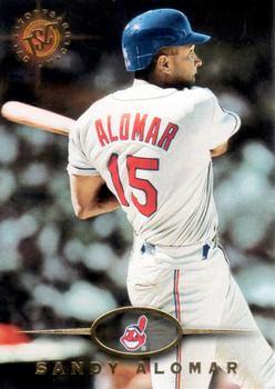 #87 Sandy Alomar - Cleveland Indians - 1995 Stadium Club Baseball