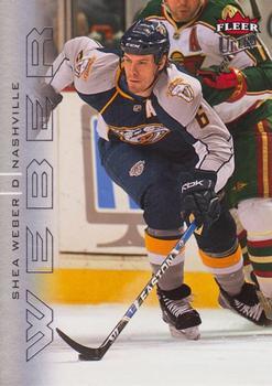 #87 Shea Weber - Nashville Predators - 2009-10 Ultra Hockey