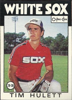 #87 Tim Hulett - Chicago White Sox - 1986 O-Pee-Chee Baseball