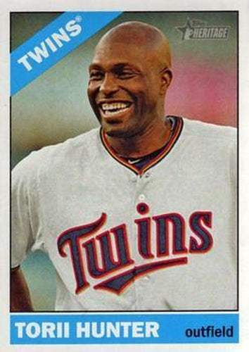 #87 Torii Hunter - Minnesota Twins - 2015 Topps Heritage Baseball