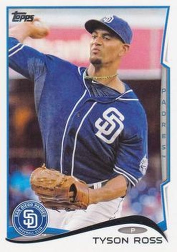 #87 Tyson Ross - San Diego Padres - 2014 Topps Baseball