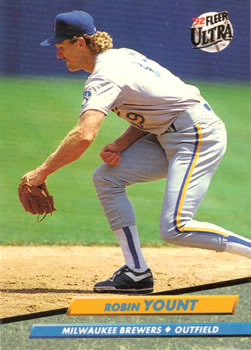 #87 Robin Yount - Milwaukee Brewers - 1992 Ultra Baseball