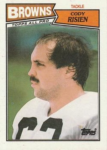 #87 Cody Risien - Cleveland Browns - 1987 Topps Football