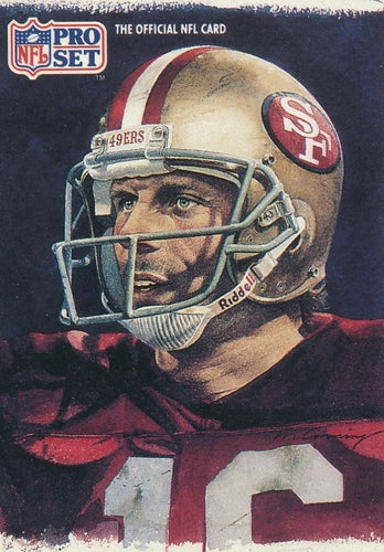 #387 Joe Montana - San Francisco 49ers - 1991 Pro Set Football