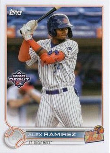 #PD-87 Alex Ramirez - St. Lucie Mets - 2022 Topps Pro Debut Baseball