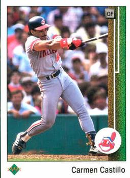#487 Carmen Castillo - Cleveland Indians - 1989 Upper Deck Baseball
