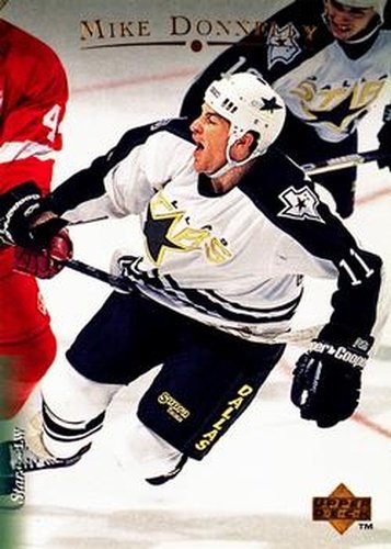 #87 Mike Donnelly - Dallas Stars - 1995-96 Upper Deck Hockey