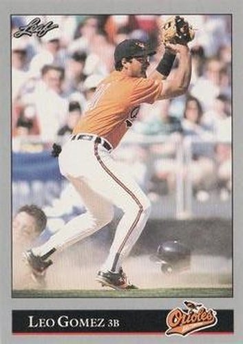 #87 Leo Gomez - Baltimore Orioles - 1992 Leaf Baseball