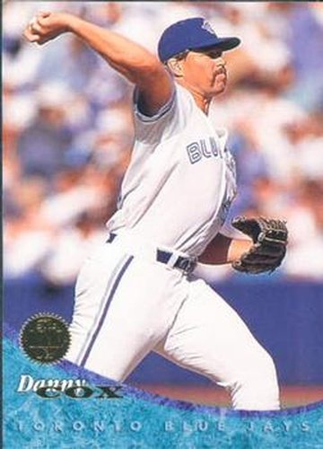 #87 Danny Cox - Toronto Blue Jays - 1994 Leaf Baseball