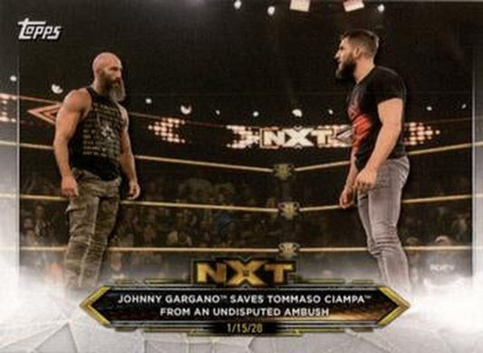 #87 Johnny Gargano / Tommaso Ciampa - 2020 Topps WWE NXT Wrestling