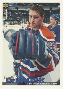 #87 Louie DeBrusk - Edmonton Oilers - 1995-96 Collector's Choice Hockey