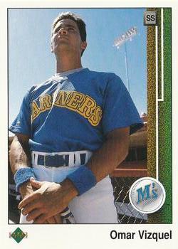 #787 Omar Vizquel - Seattle Mariners - 1989 Upper Deck Baseball