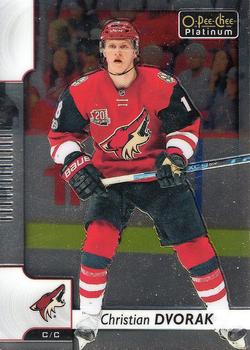 #87 Christian Dvorak - Arizona Coyotes - 2017-18 O-Pee-Chee Platinum Hockey