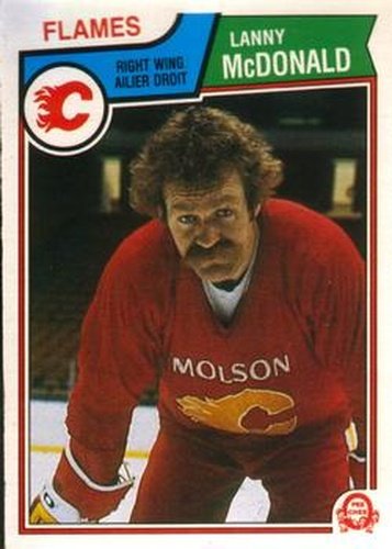 #87 Lanny McDonald - Calgary Flames - 1983-84 O-Pee-Chee Hockey