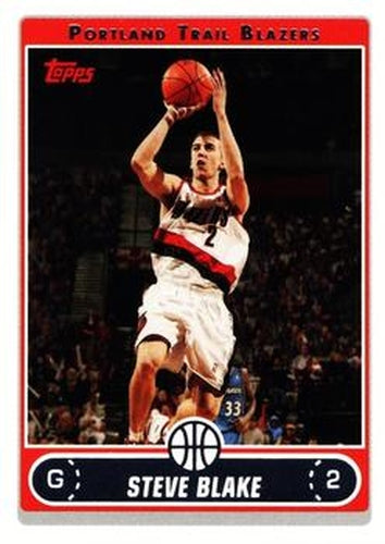 #87 Steve Blake - Portland Trail Blazers - 2006-07 Topps Basketball