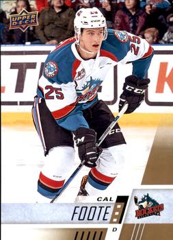 #87 Cal Foote - Kelowna Rockets - 2017-18 Upper Deck CHL Hockey