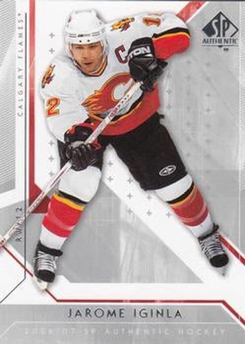 #87 Jarome Iginla - Calgary Flames - 2006-07 SP Authentic Hockey