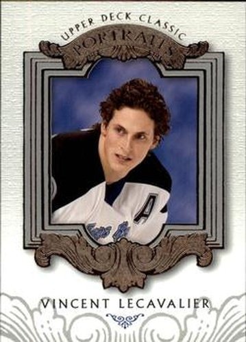 #87 Vincent Lecavalier - Tampa Bay Lightning - 2003-04 Upper Deck Classic Portraits Hockey