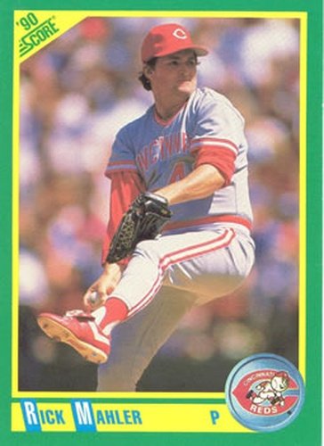 #87 Rick Mahler - Cincinnati Reds - 1990 Score Baseball