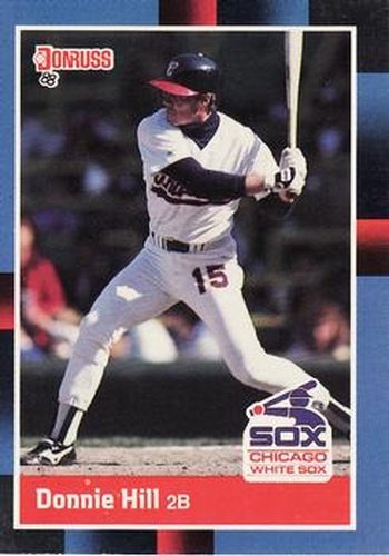 #87 Donnie Hill - Chicago White Sox - 1988 Donruss Baseball