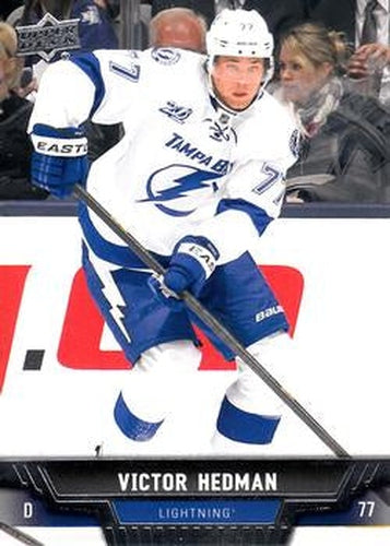 #87 Victor Hedman - Tampa Bay Lightning - 2013-14 Upper Deck Hockey