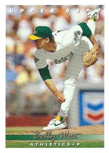 #87 Bobby Witt - Oakland Athletics - 1993 Upper Deck Baseball