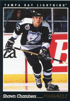 #87 Shawn Chambers - Tampa Bay Lightning - 1993-94 Pinnacle Hockey