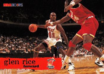 #87 Glen Rice - Miami Heat - 1995-96 Hoops Basketball