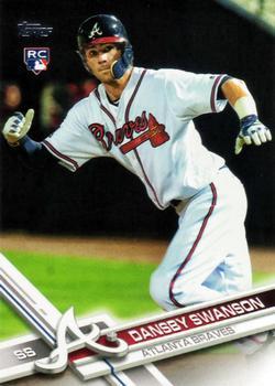 #87a Dansby Swanson - Atlanta Braves - 2017 Topps Baseball