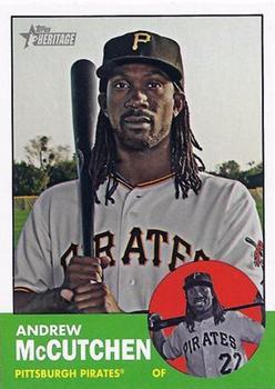 #87b Andrew McCutchen - Pittsburgh Pirates - 2012 Topps Heritage Baseball