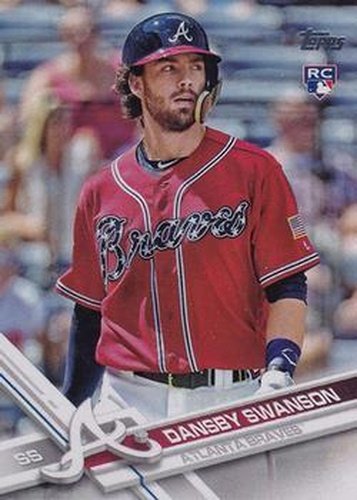 #87b Dansby Swanson - Atlanta Braves - 2017 Topps Baseball