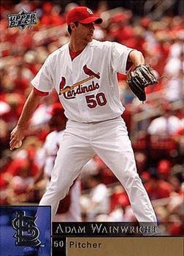 #883 Adam Wainwright - St. Louis Cardinals - 2009 Upper Deck Baseball
