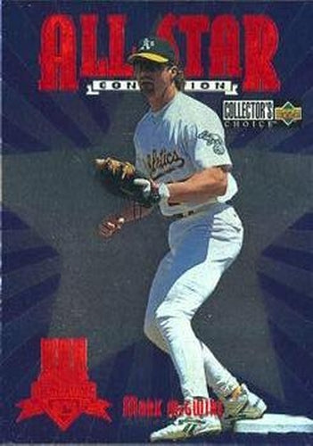 #1 Mark McGwire - Oakland Athletics - 1997 Collector's Choice Baseball - All-Star Connection