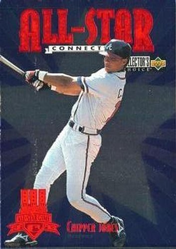 #30 Chipper Jones - Atlanta Braves - 1997 Collector's Choice Baseball - All-Star Connection