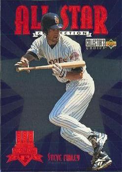 #33 Steve Finley - San Diego Padres - 1997 Collector's Choice Baseball - All-Star Connection