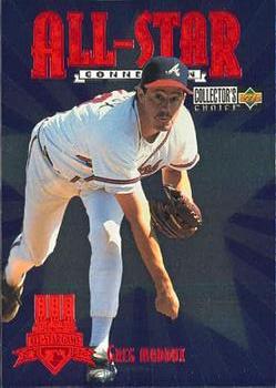 #36 Greg Maddux - Atlanta Braves - 1997 Collector's Choice Baseball - All-Star Connection