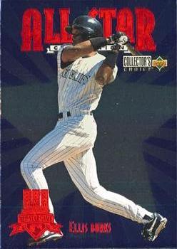 #42 Ellis Burks - Colorado Rockies - 1997 Collector's Choice Baseball - All-Star Connection