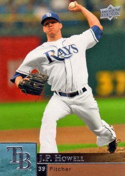 #887 J.P. Howell - Tampa Bay Rays - 2009 Upper Deck Baseball