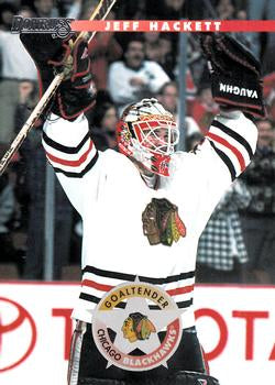 #88 Jeff Hackett - Chicago Blackhawks - 1996-97 Donruss Hockey