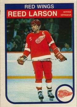 #88 Reed Larson - Detroit Red Wings - 1982-83 O-Pee-Chee Hockey