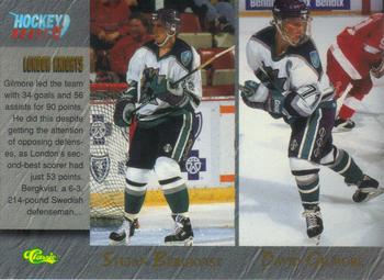 #88 Stefan Bergkvist / David Gilmore / Adam Colagiacomo / Jason Doyle - London Knights - 1995 Classic Hockey
