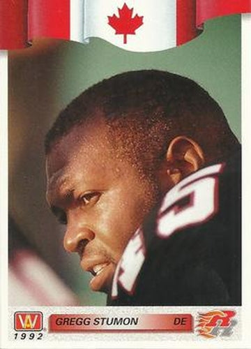 #88 Gregg Stumon - Ottawa Rough Riders - 1992 All World CFL Football