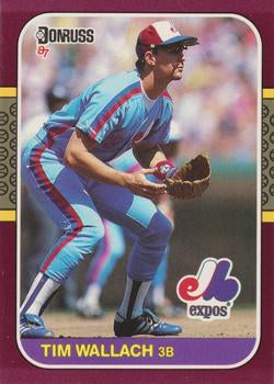 #88 Tim Wallach - Montreal Expos - 1987 Donruss Opening Day Baseball