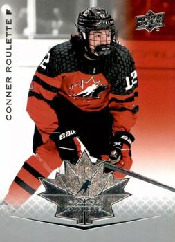 #88 Conner Roulette - Canada - 2021-22 Upper Deck Team Canada Juniors Hockey