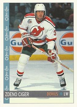 #88 Zdeno Ciger - New Jersey Devils - 1992-93 O-Pee-Chee Hockey