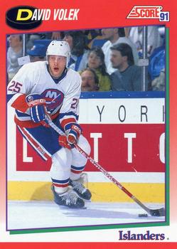 #88 David Volek - New York Islanders - 1991-92 Score Canadian Hockey